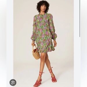 Banjanan Lila Dress. Flora long sleeve dress size xs